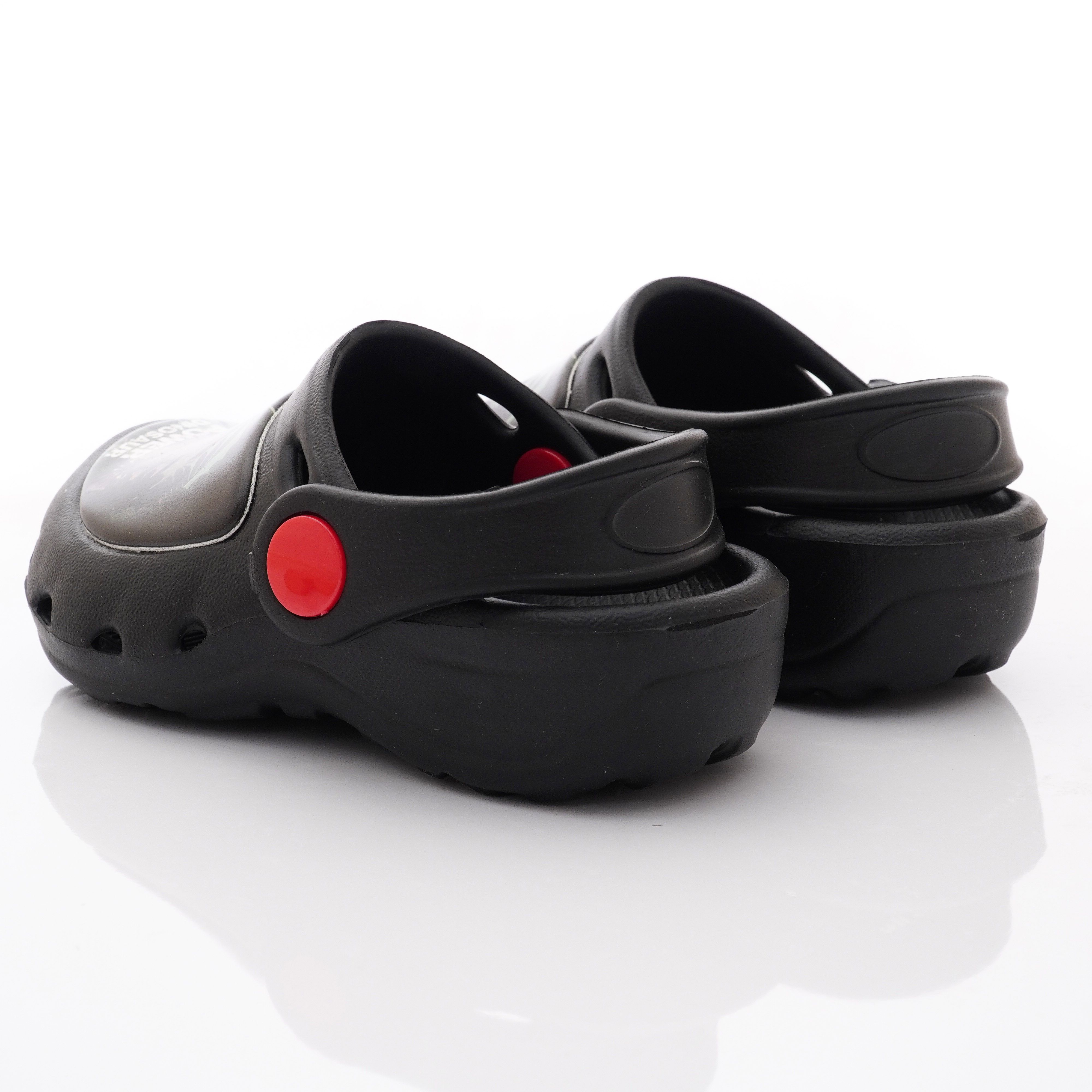 侏儸紀公園 - 卡通童鞋-輕量恐龍布希鞋款(中小童段)-黑