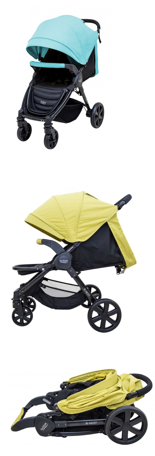 britax römer - B-NEST旗艦四輪推車-藍