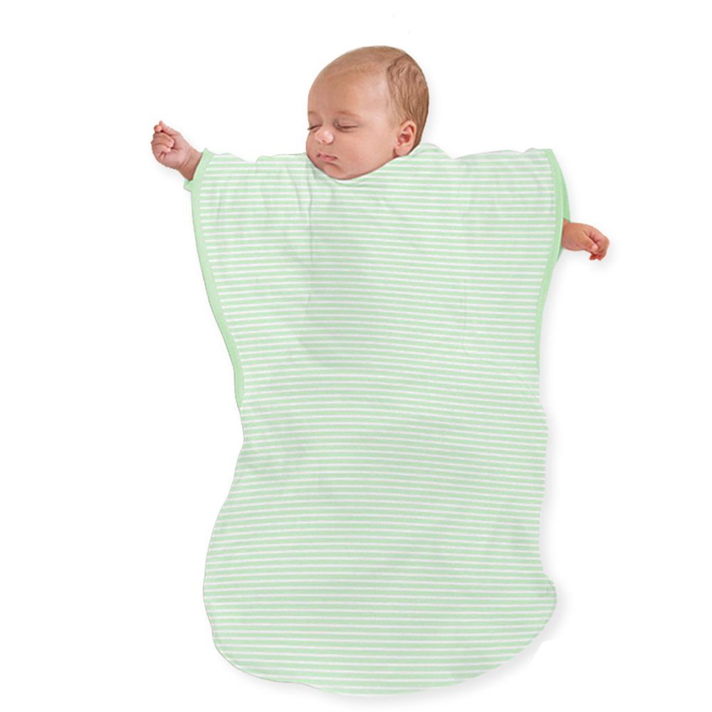 Summer Infant - 蝴蝶背心睡袋-嫩綠條紋 (加大)-適用年齡：9個月以上嬰幼兒