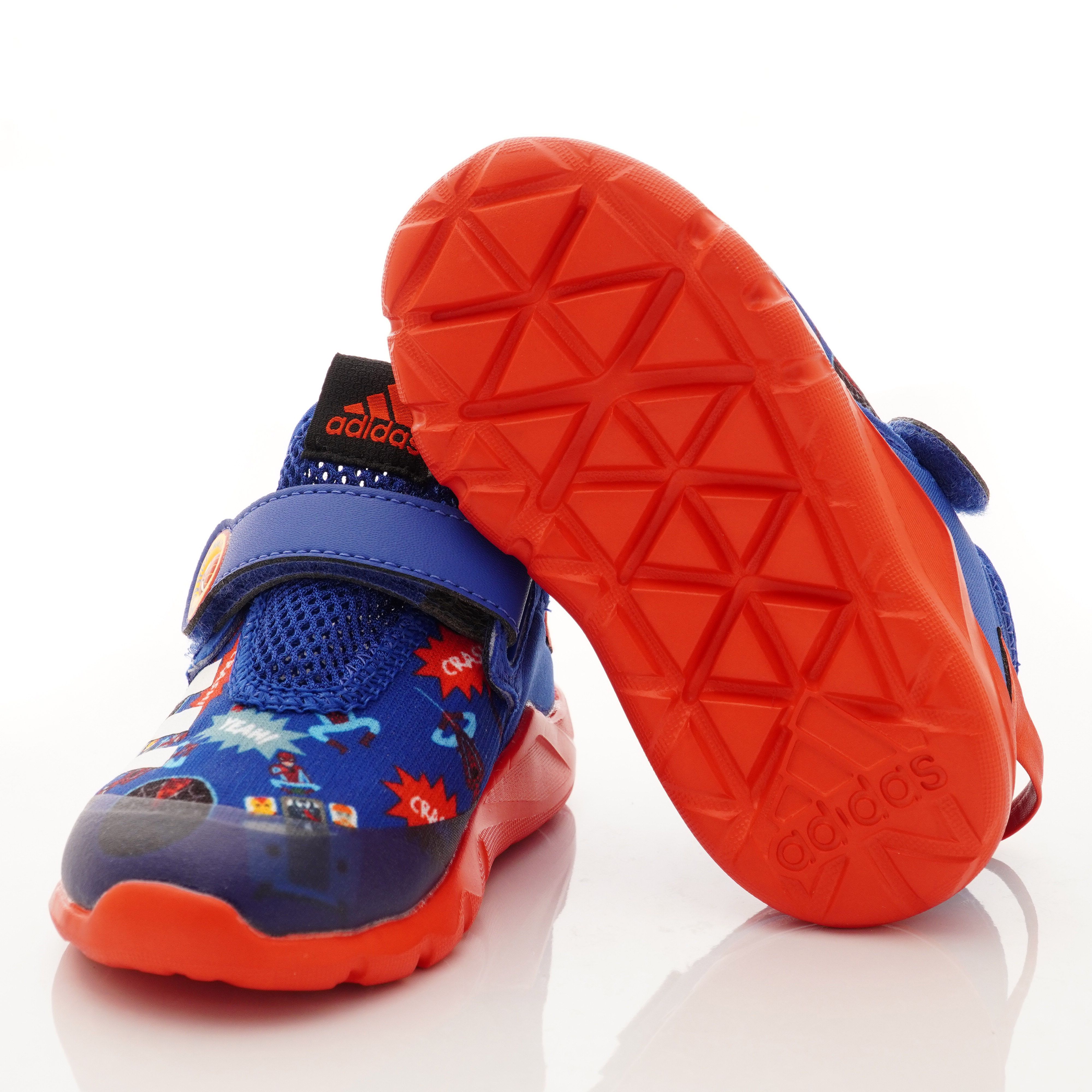 adidas - 機能童鞋-蜘蛛人聯名學步鞋款(寶寶段)-藍
