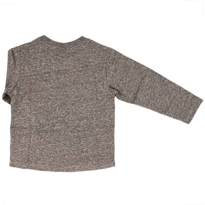 akachan honpo - T恤-英文字母-淺卡其色