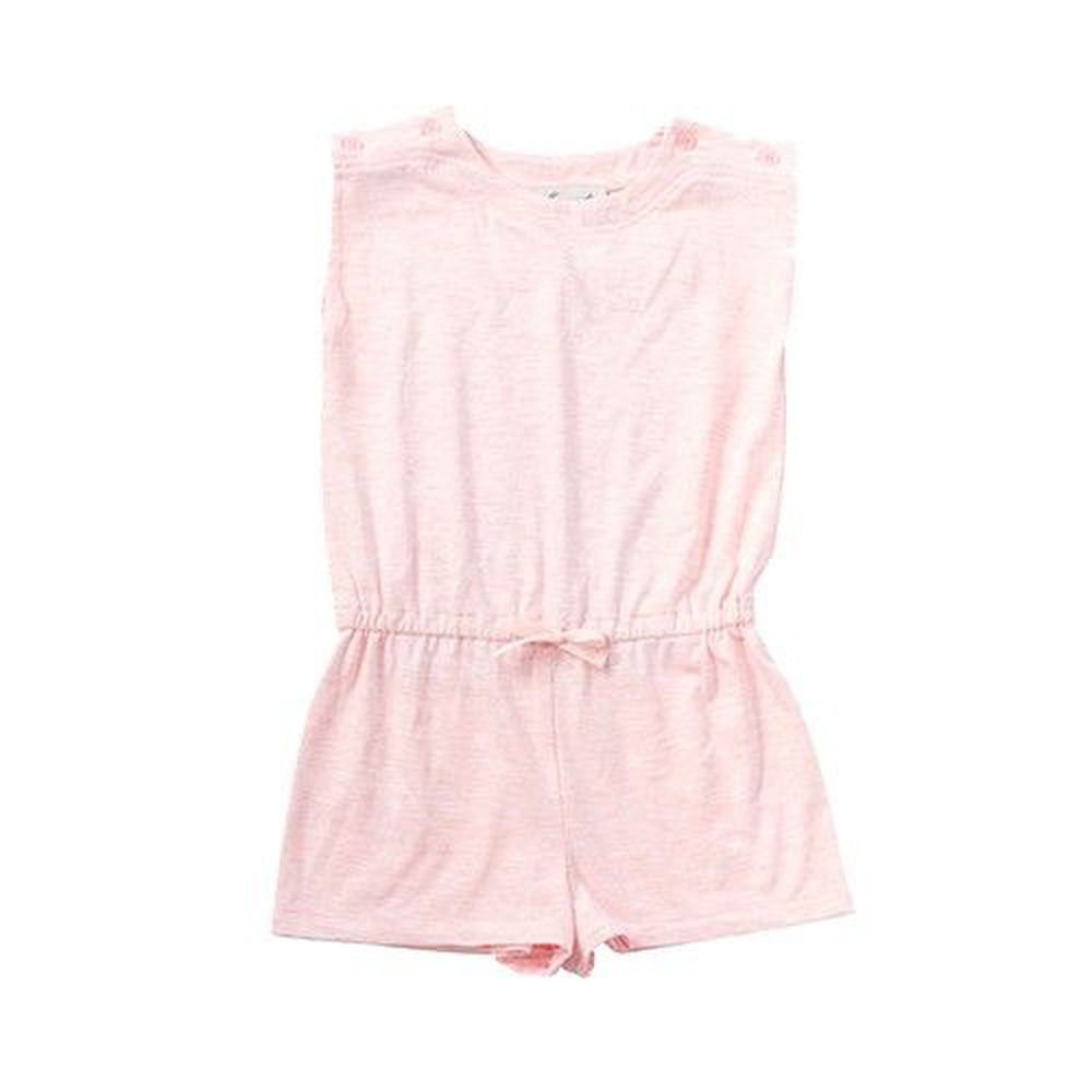 Marguerite - 粉色針織連身短褲-粉紅