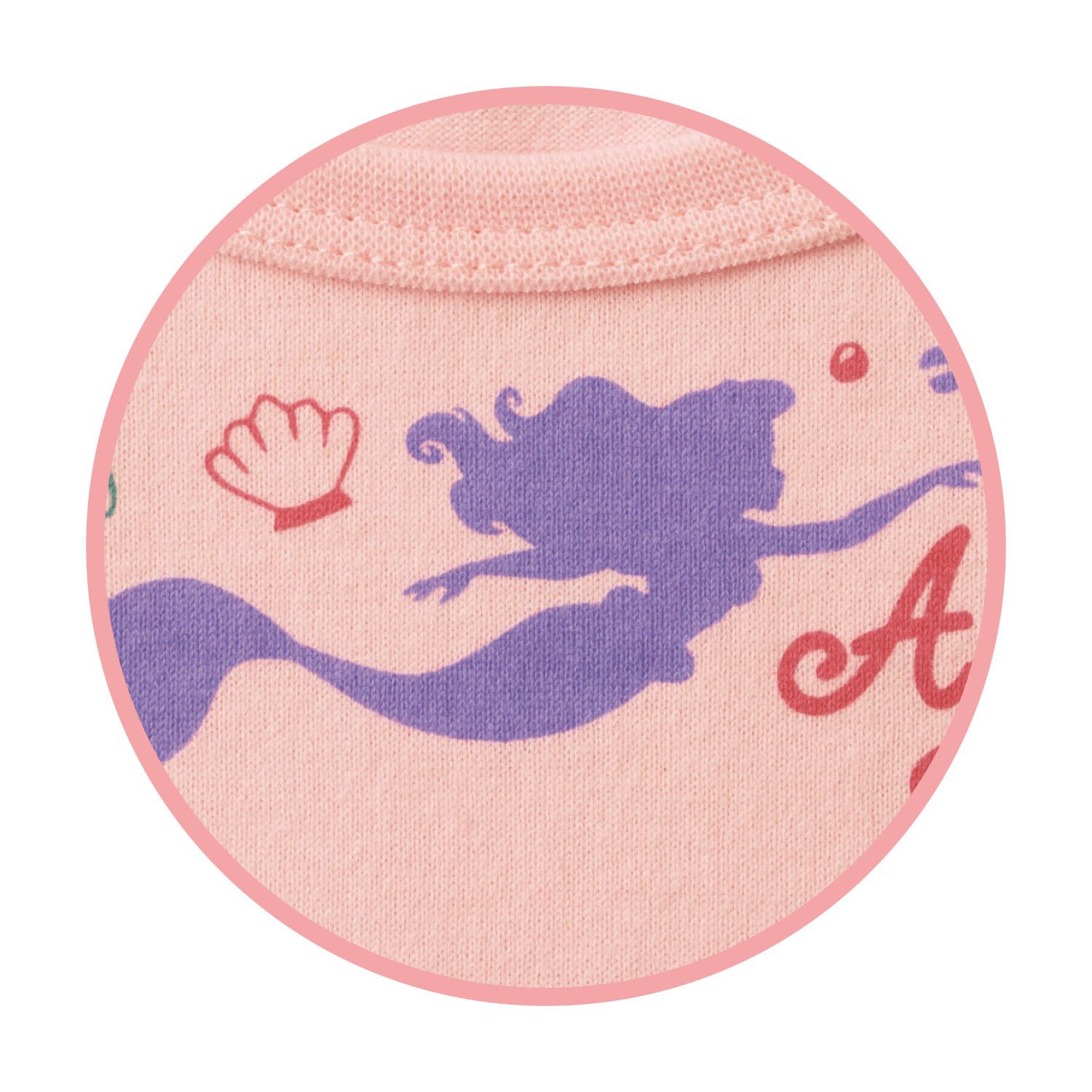 日本千趣會 - 迪士尼 外層薄紗泡泡袖上衣-冰雪奇緣-水藍