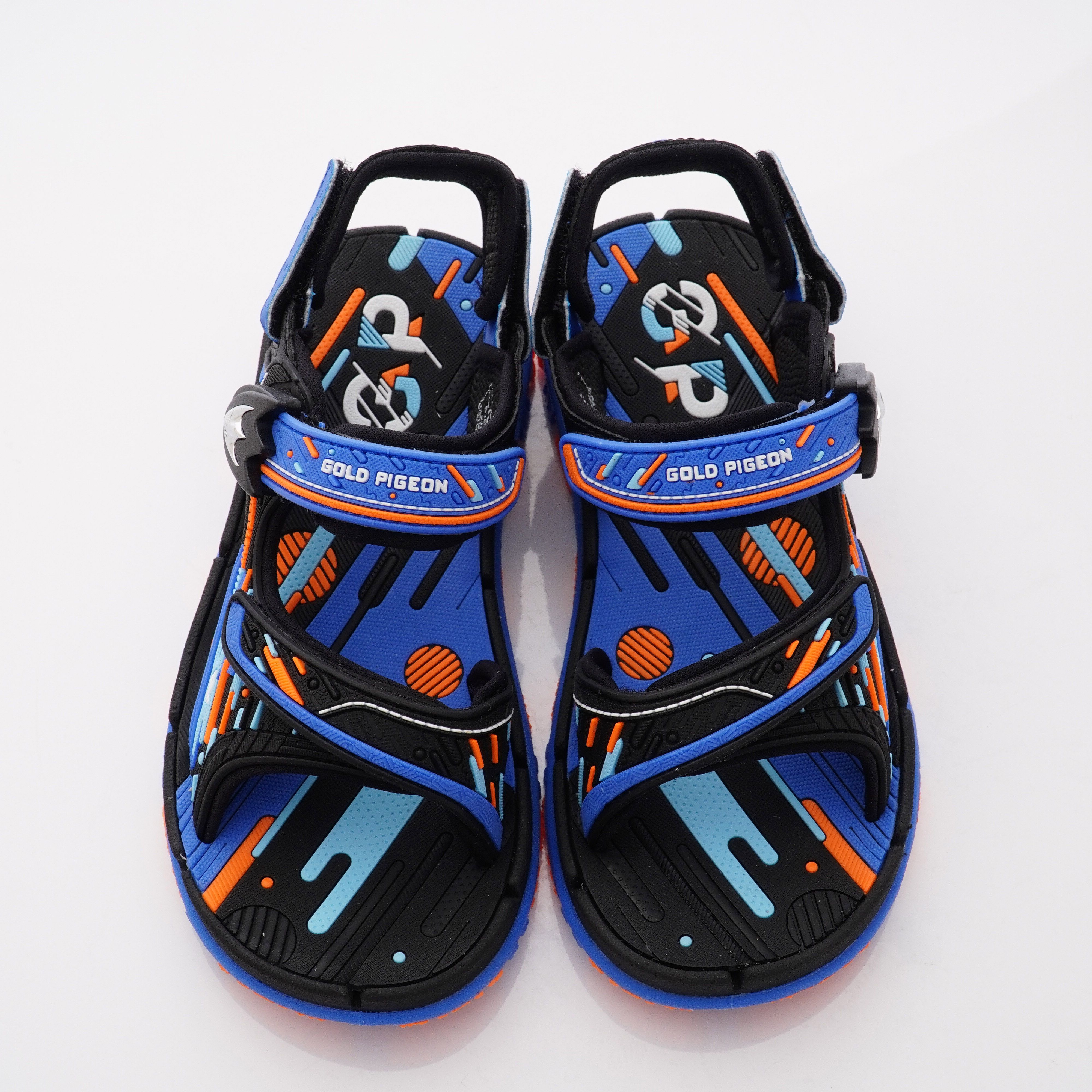 G.P - 運動磁扣兩穿涼拖鞋款(中小童段)-藍