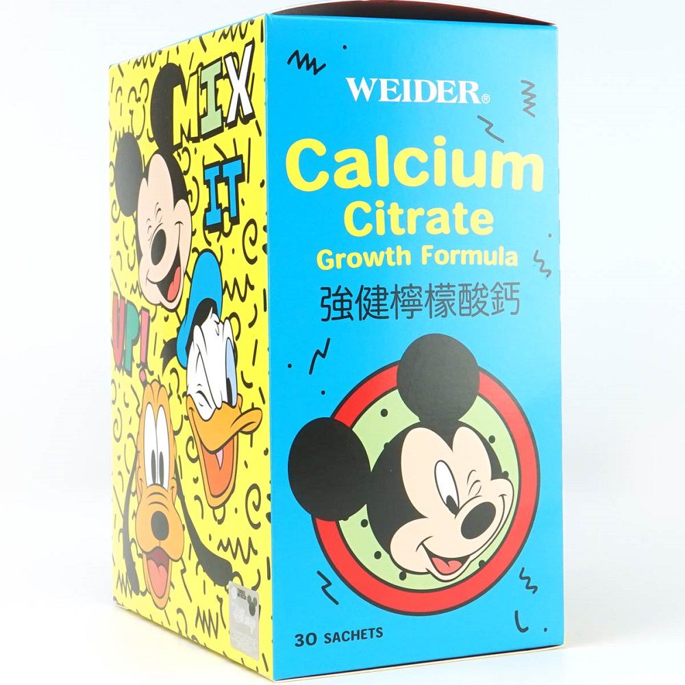 WEIDER 美國威德 - WEIDER 美國威德-迪士尼強健檸檬酸鈣-30包/盒*2
