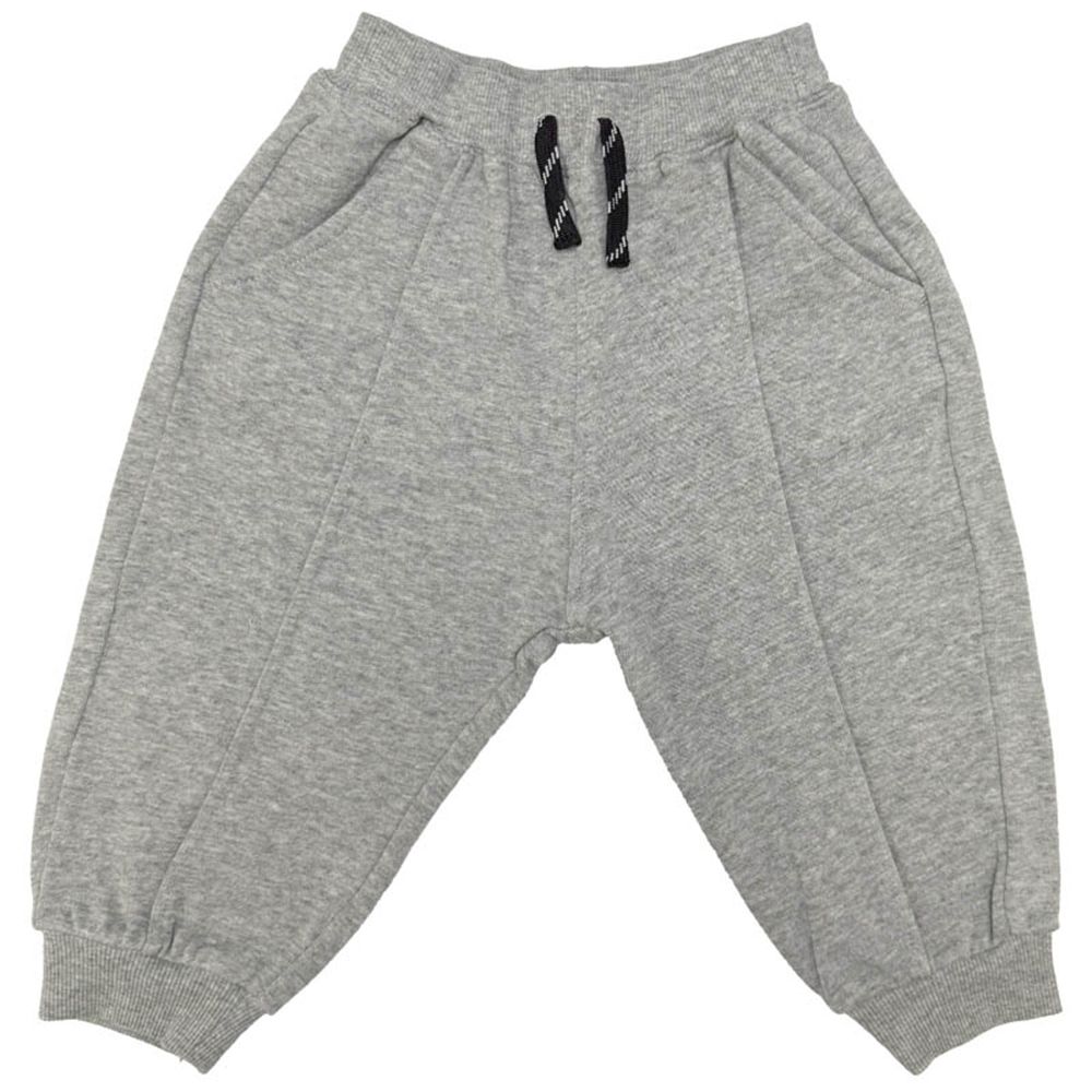 10分褲-中央壓線-灰色