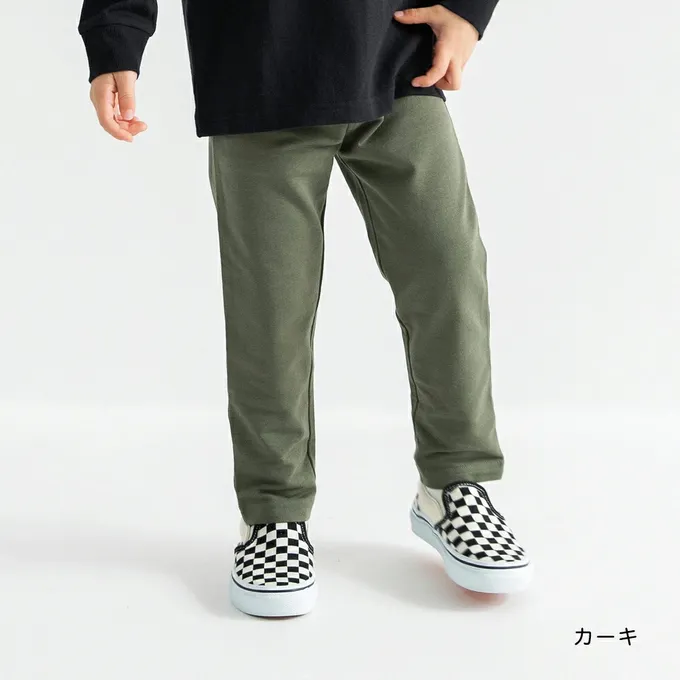 日本 BRANSHES - 定番超彈力百搭長褲-老虎-土耳其藍