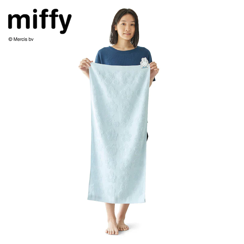 日本千趣會 - 米飛 日本製今治純棉浴巾-粉 (45x100cm)