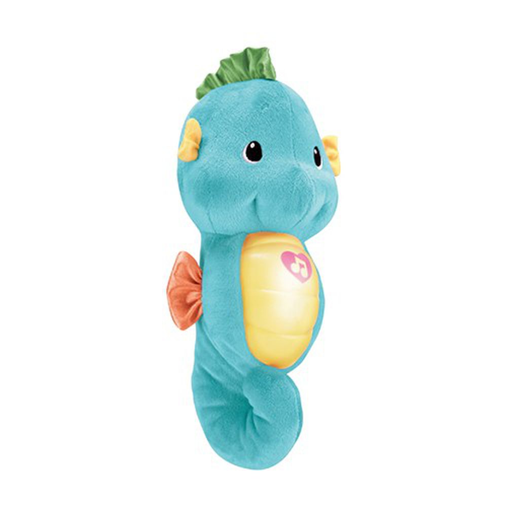 美國Fisher-Price 費雪 - 聲光安撫海馬-粉藍