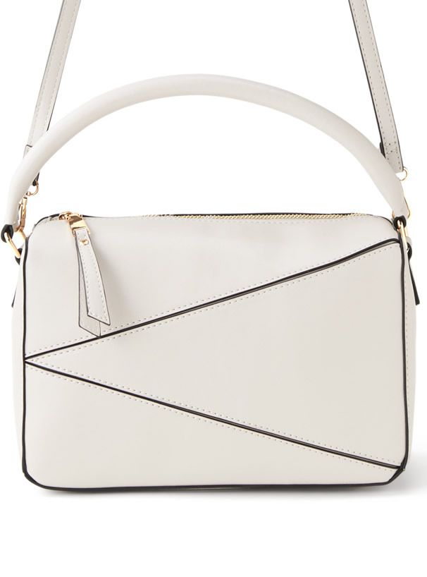 日本 GRL - 2WAY時尚幾何手提/肩背包-櫻花粉 (F)