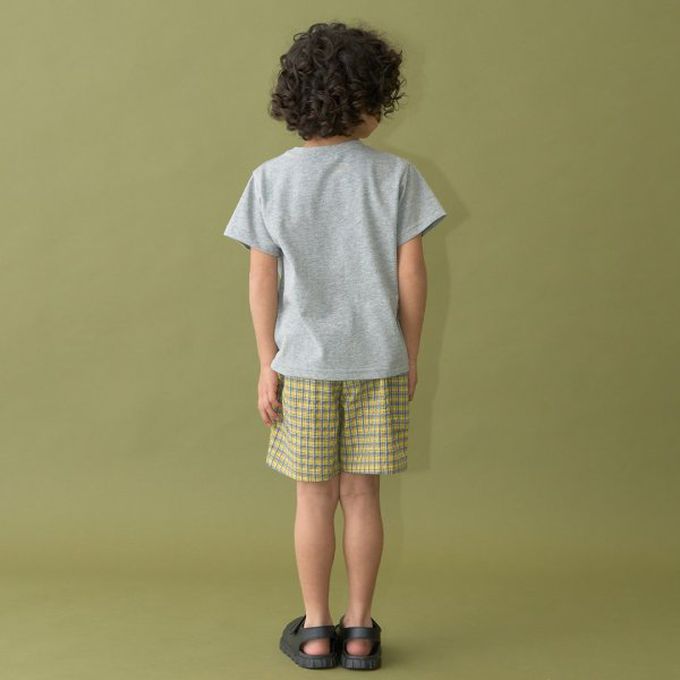 日本 b-ROOM - 簡約印花舒適天竺棉短袖上衣-街頭塗鴉-藍