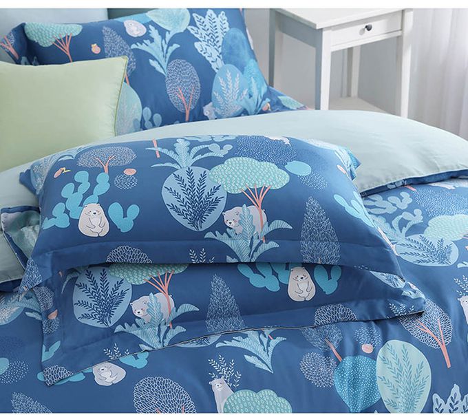 鴻宇 HongYew - 雙人特大床包枕套組/ 天絲300織 / 天絲 萊賽爾 / 巴姆巴姆