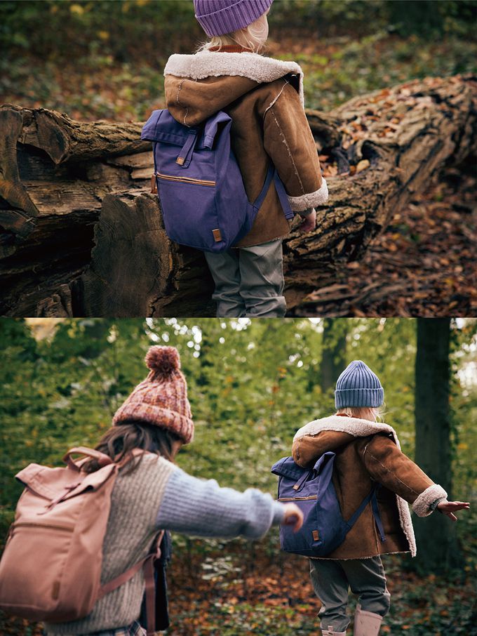 荷蘭 FRESK - 北歐風設計輕量後背包-乾燥玫瑰粉