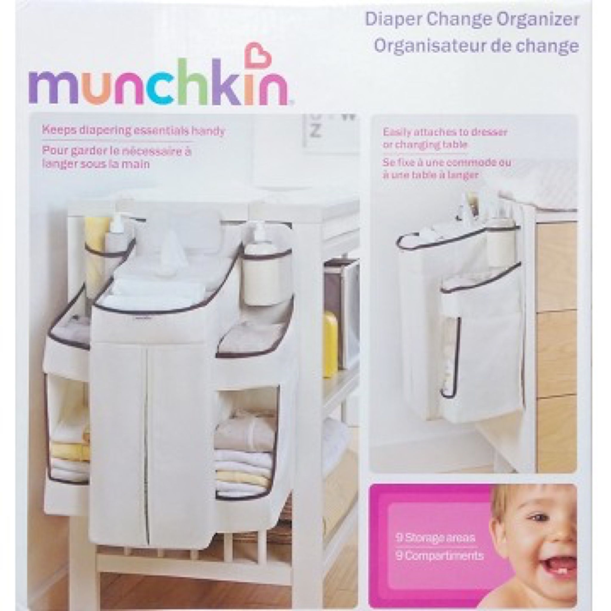 售全新munchkin尿布收納袋