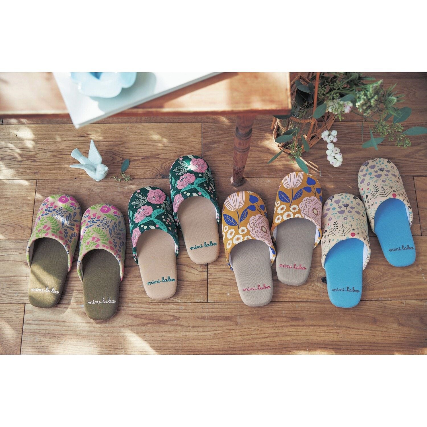 日本千趣會 - mini labo 質感室內拖鞋-週日在鄉村 (23-25cm)