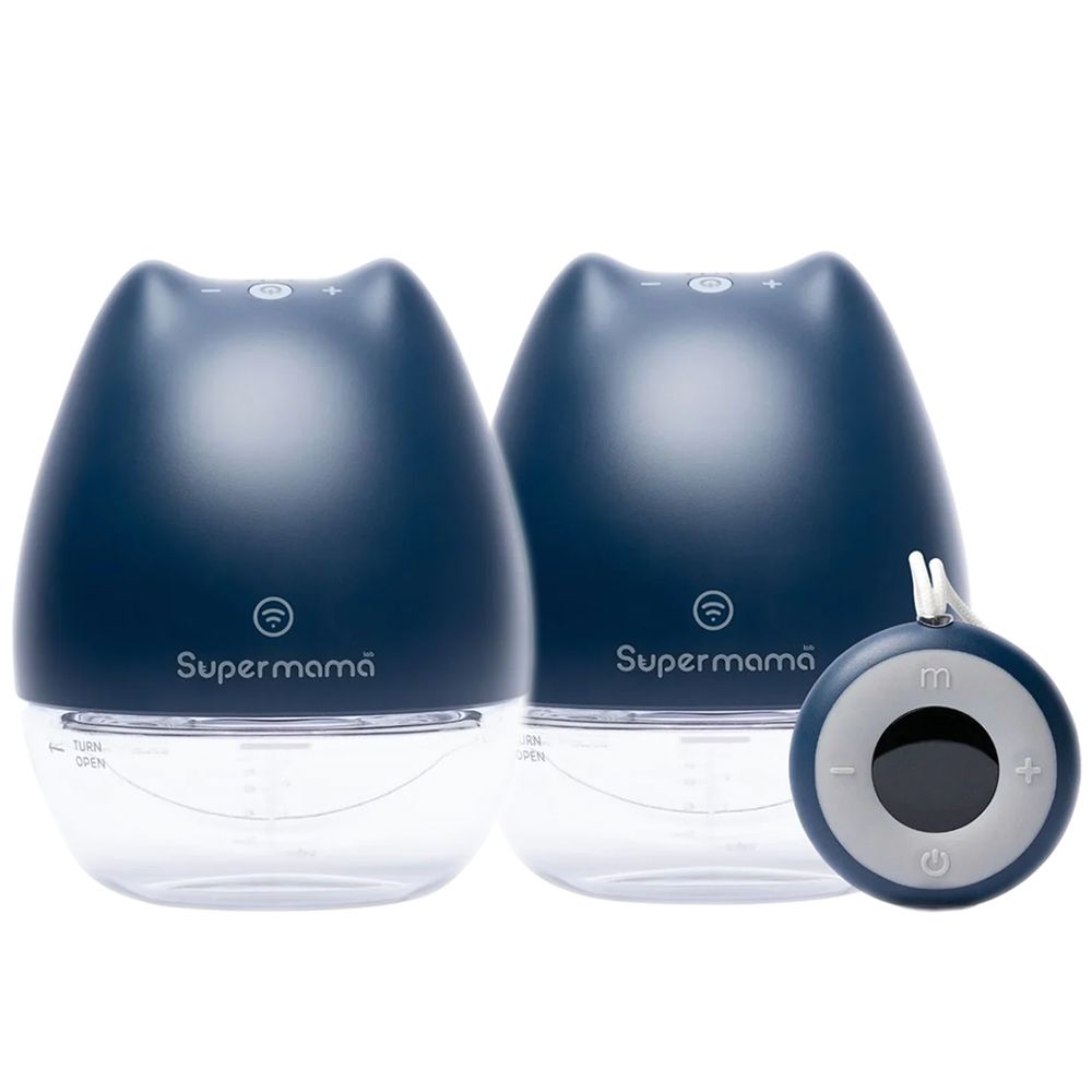 Supermama - Air Plus無線遙控款電動吸乳器 (雙邊組)-雙邊組(含24mm、27mm吸乳罩)