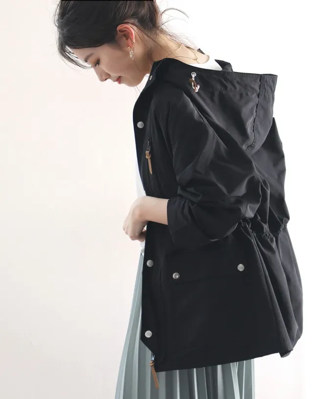 日本 Classical Elf - [熱銷NO.1] 3WAY百搭保暖連帽防風外套-海軍藍