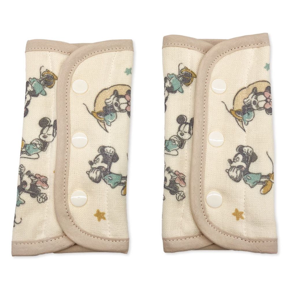 雙面背帶口水巾-米奇&米妮 (16.5×22cm)