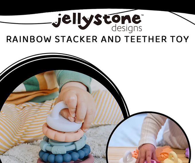 jellystone - 感統固齒疊疊塔 (海洋色系)