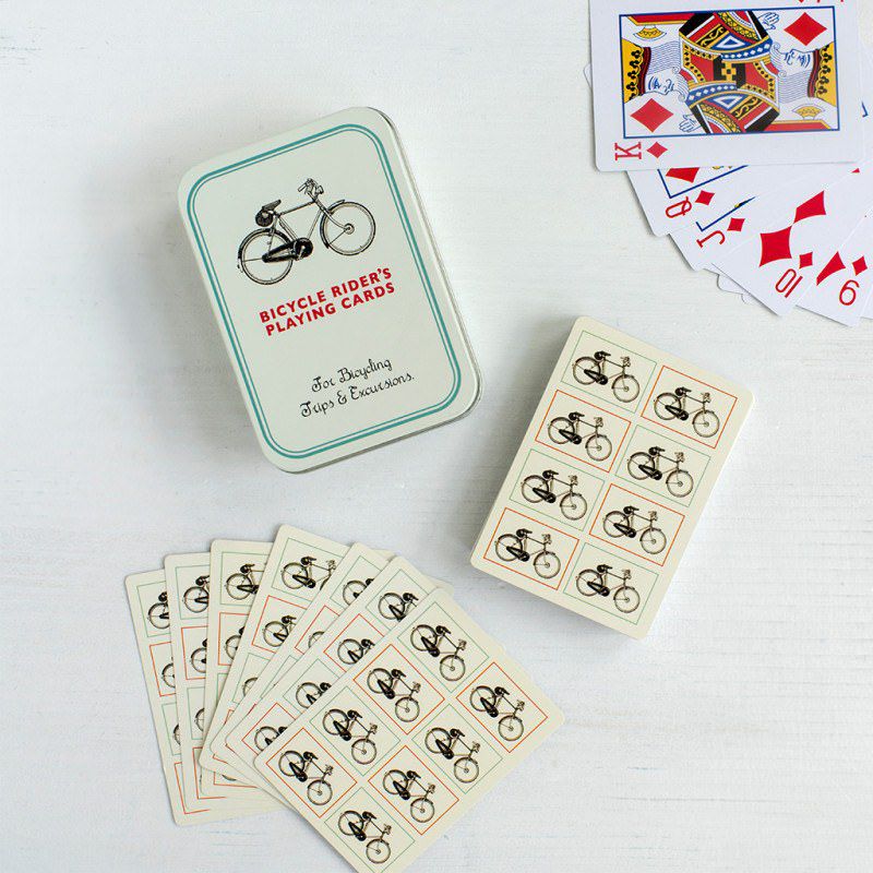 英國 Rex London - 鐵盒撲克牌/紙牌-自行車
