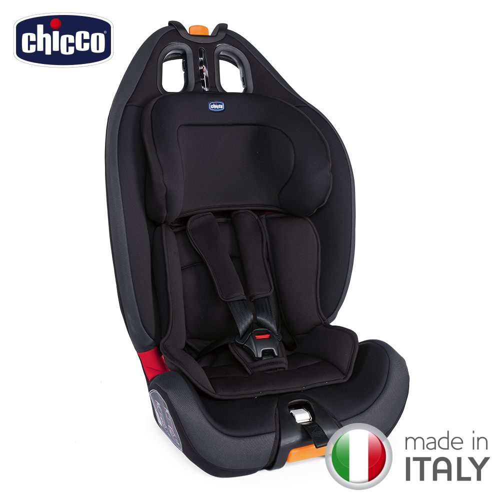 義大利 chicco - Gro-Up 123成長型安全汽座-幕府黑