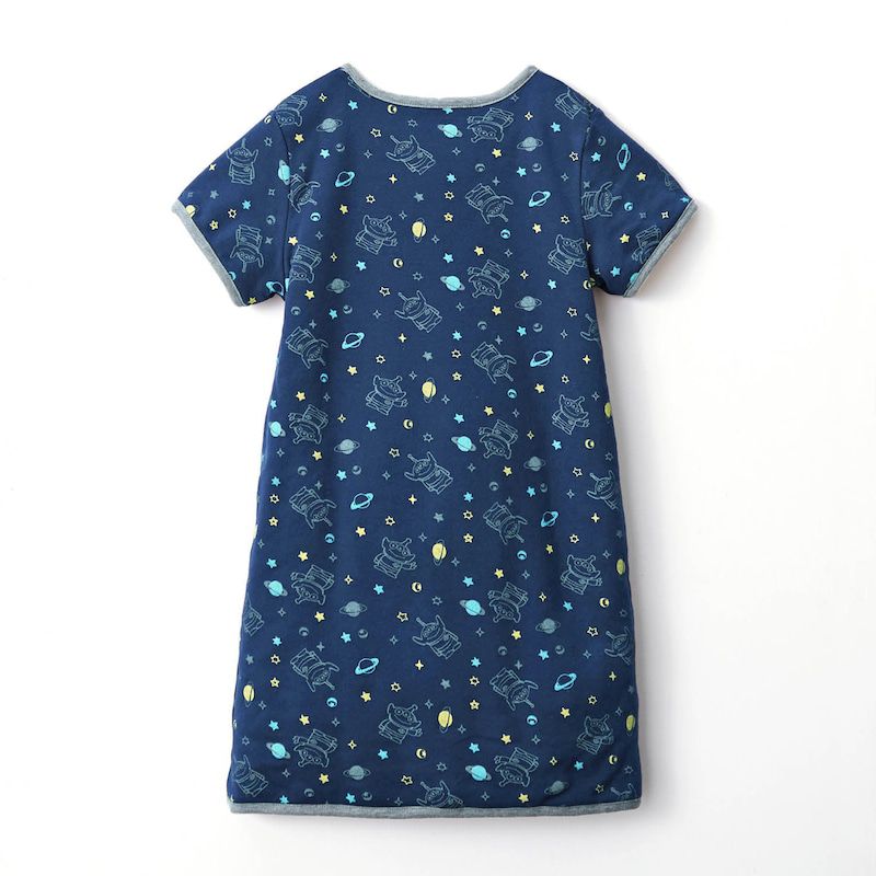 日本千趣會 - 迪士尼 刷毛保暖防踢被/背心-滿版米奇-深灰