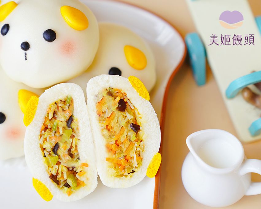 美姬饅頭 - 天竺鼠高麗菜造型包子-50g