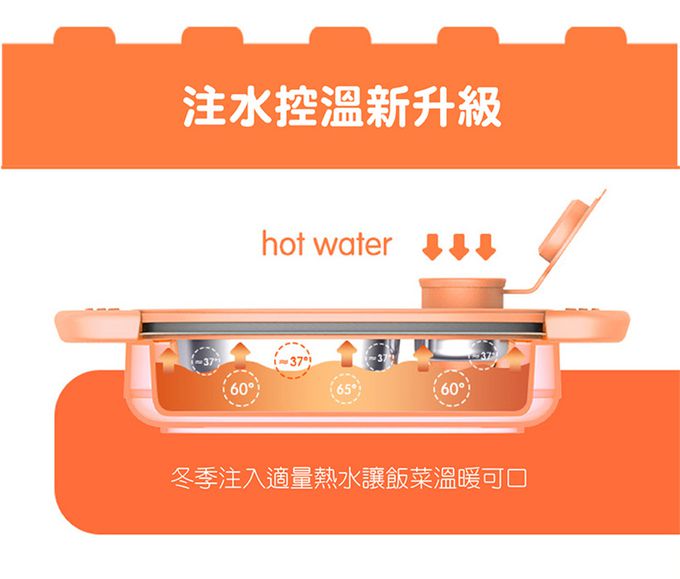 英國 BERZ - 注水保溫餐盤-藍色