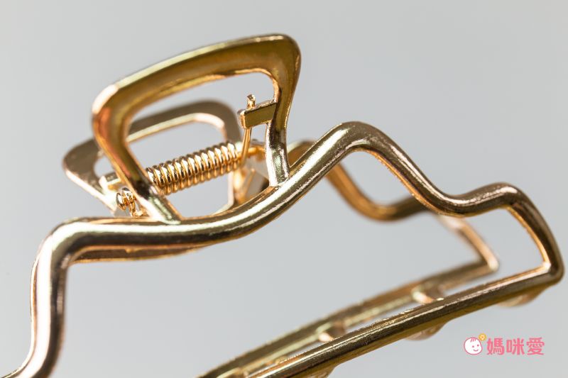 日本 Lattice - 法式簡約金屬一字夾-金