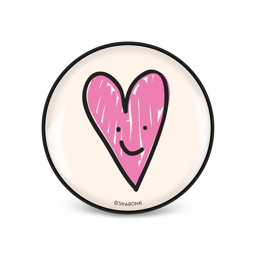 手機氣囊支架-黑色款-愛心