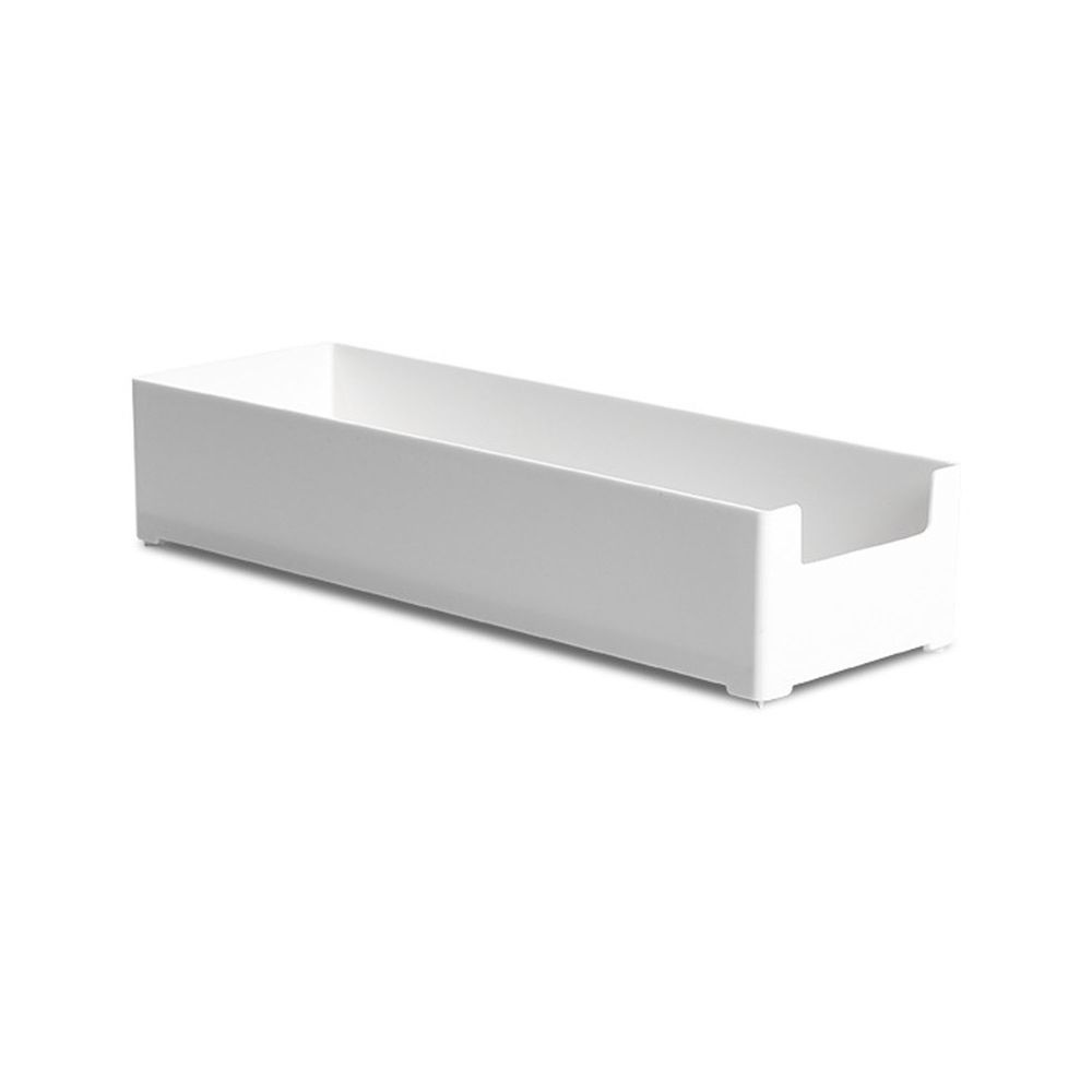 凹型可堆疊桌面抽屜整理收納盒-大號 (30x10x6cm)