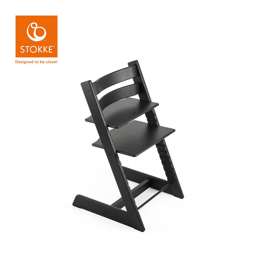 Stokke - 挪威 Tripp Trapp 成長椅經典橡木系列-橡木黑