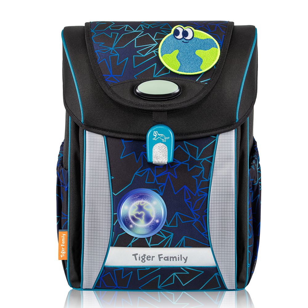 學院風守護海洋系列超輕量護脊書包Pro 2S-閃電風暴-(贈品：聯名款文具4件(補習袋+便當袋+鉛筆盒+鉛筆)-外太空+註冊送課程券)-花色送完以其他樣式替代 不另行通知