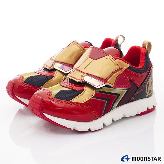 Moonstar日本月星 - 漫威授權運動系列童鞋-MVL0133紅金(中小童段)-機能運動鞋-紅金