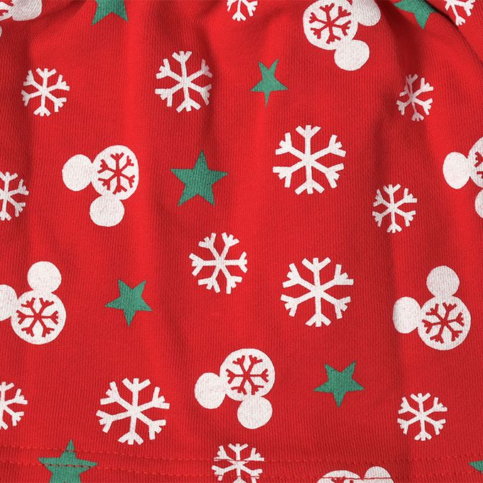 akachan honpo - 米妮滿版圖案洋裝-紅色