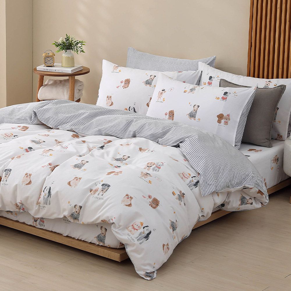 雙人兩用被套 100%精梳棉 純棉-哈皮