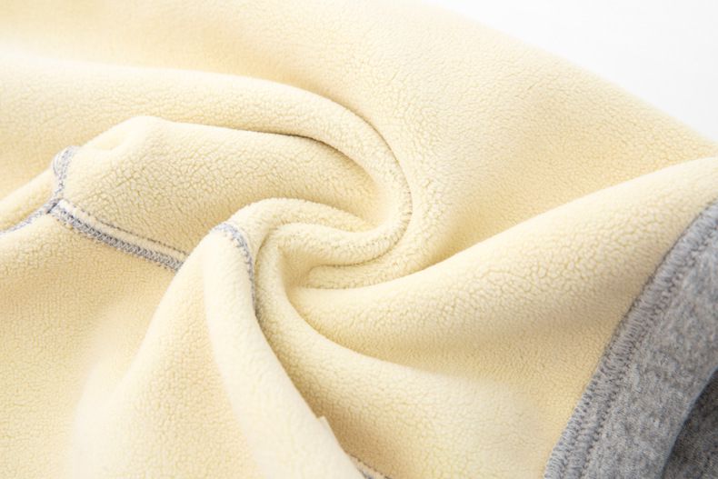 FANMOU - 加絨腰鬆緊內搭褲-蝴蝶結-黑色