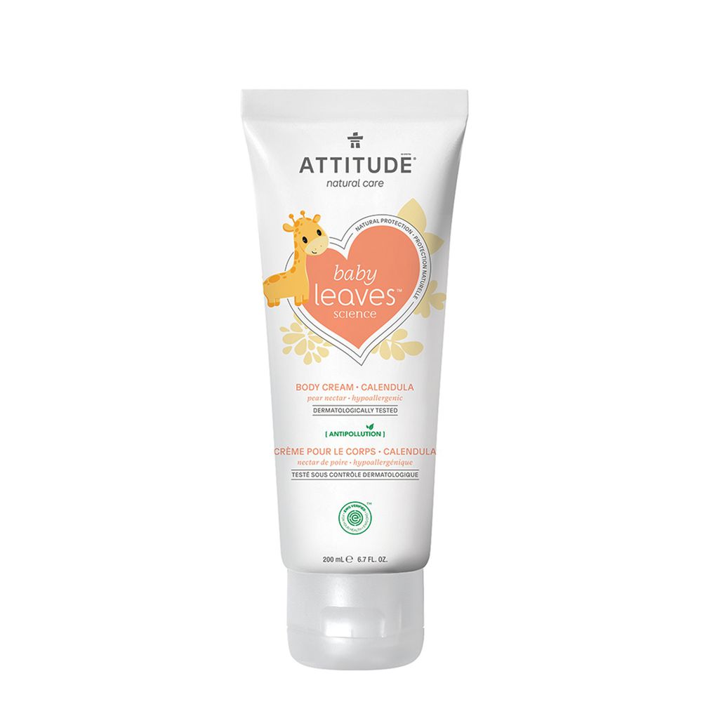 加拿大 ATTITUDE 艾特優 - 嬰幼兒金盞花乳霜-梨花蜜-200ml