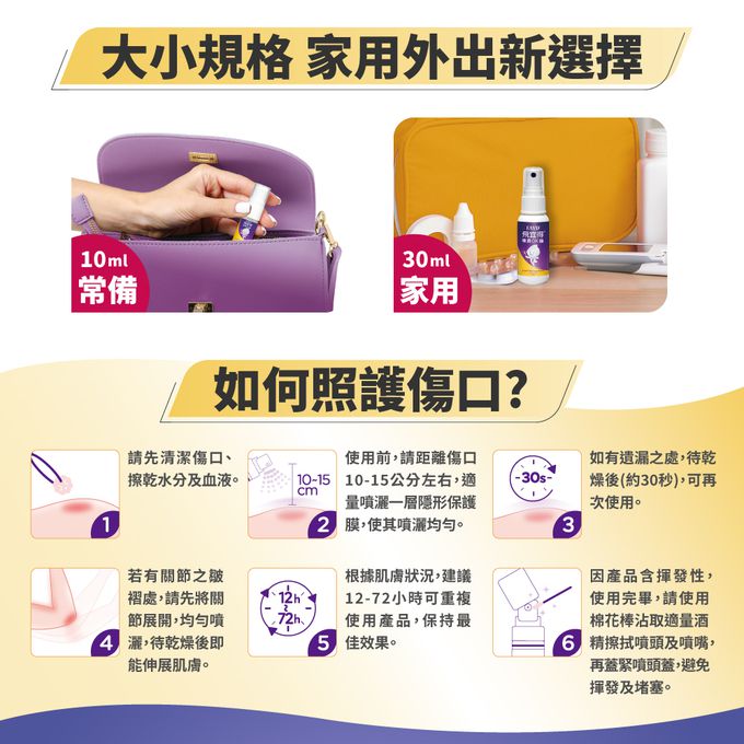 FAYD 飛宜得 - 噴霧OK繃組合-30ml+10ml