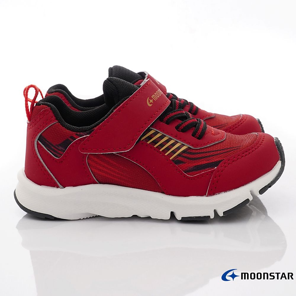 Moonstar日本月星 - 穩定機能運動款(中小童)-運動鞋-紅