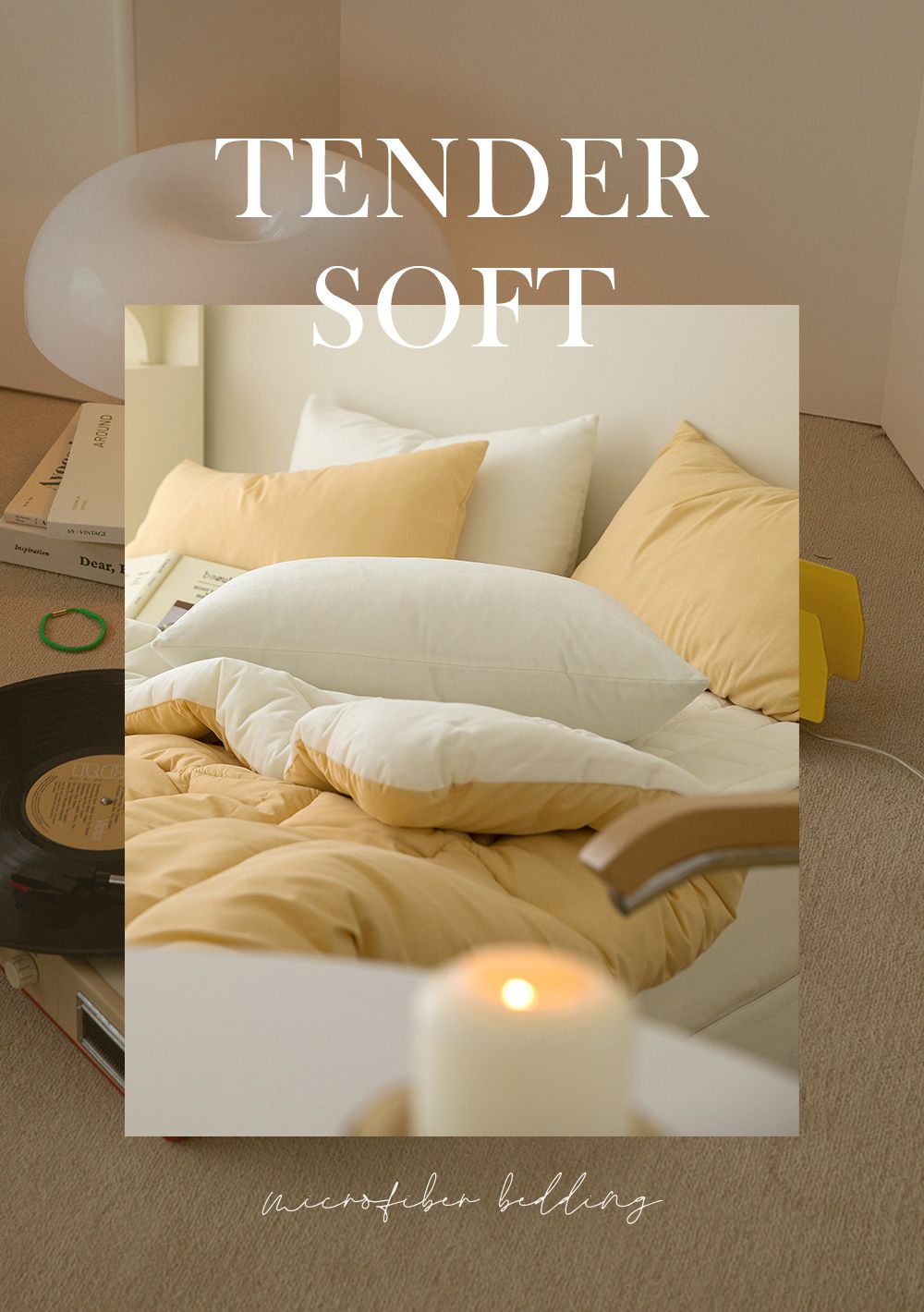 韓國 Maatila - 可水洗超細纖維棉花糖棉被-香橙蒟蒻