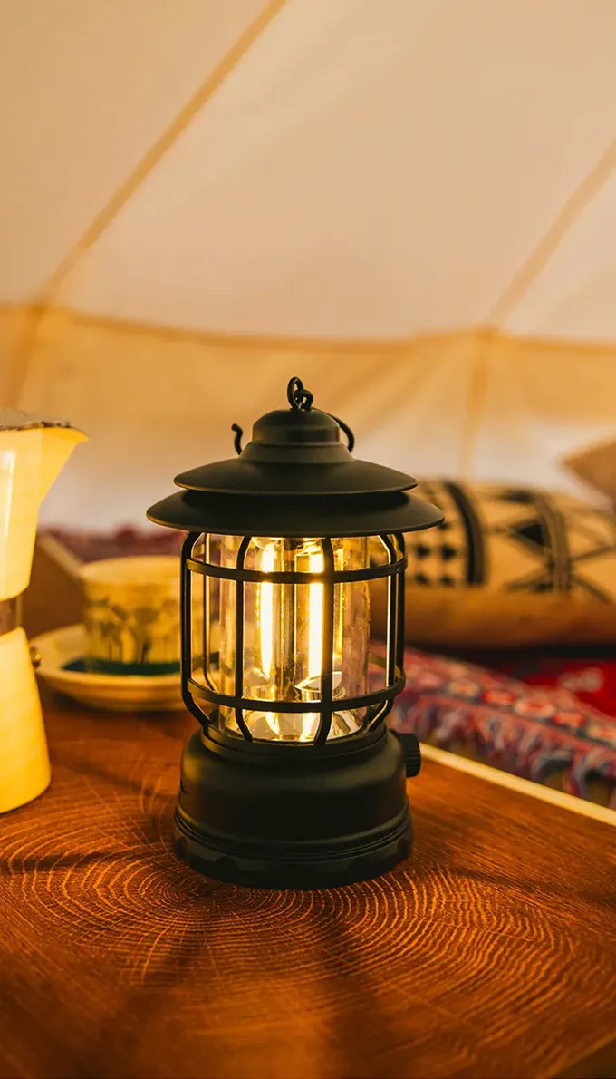 SHANER - 復古煤油燈-黑色