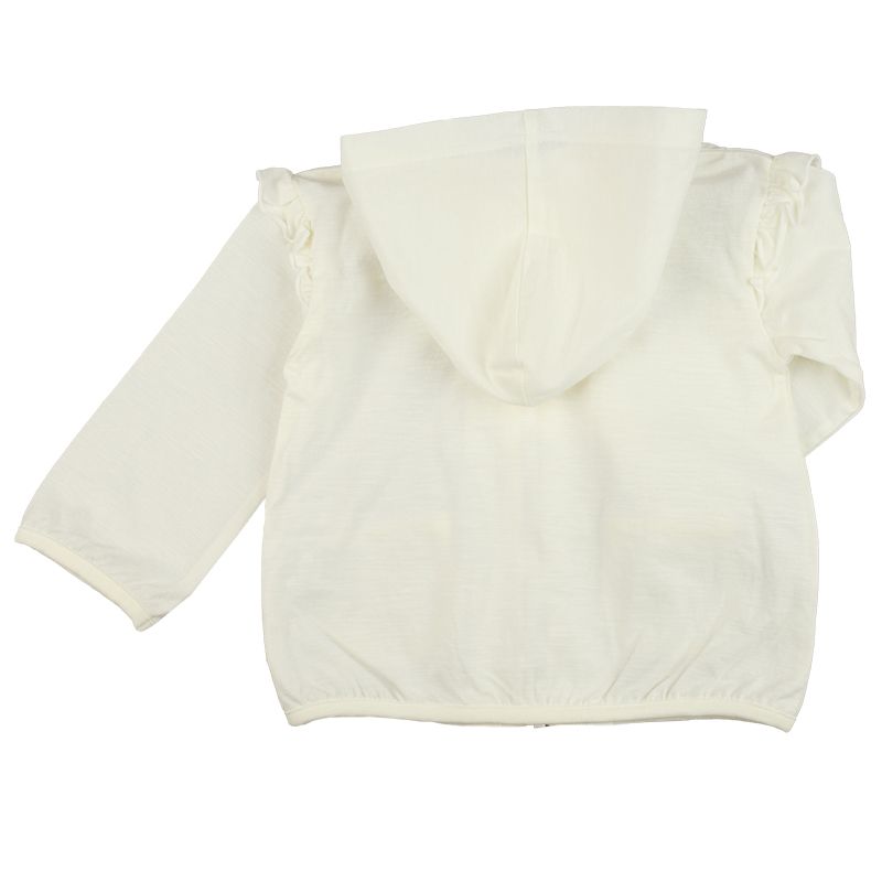 akachan honpo - 幼兒抗UV連帽外套-米白色