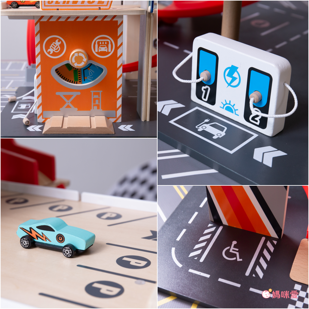 高達30種配件＆機關！【德國 Hape】木製軌道組