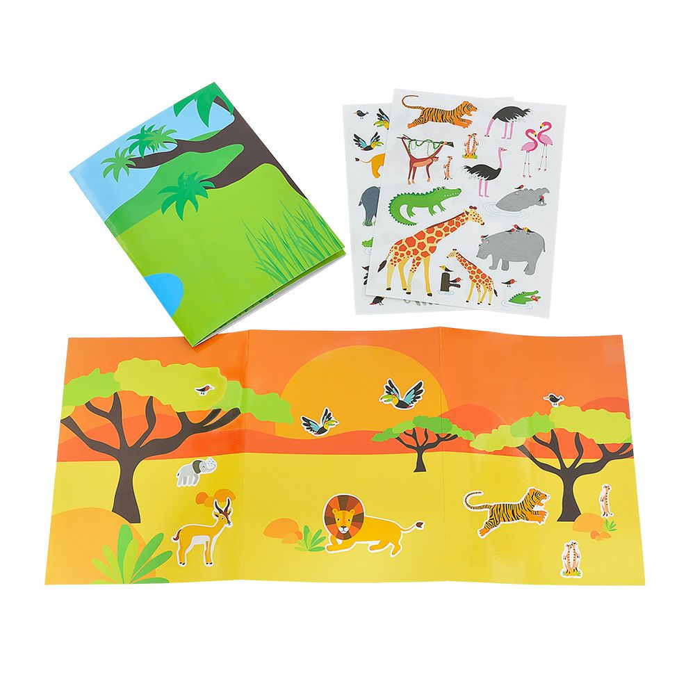 西班牙 APLI - 旅遊貼紙-非洲動物