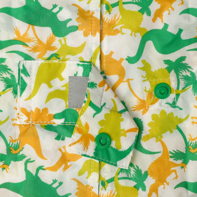 akachan honpo - 雨衣-恐龍-黃色