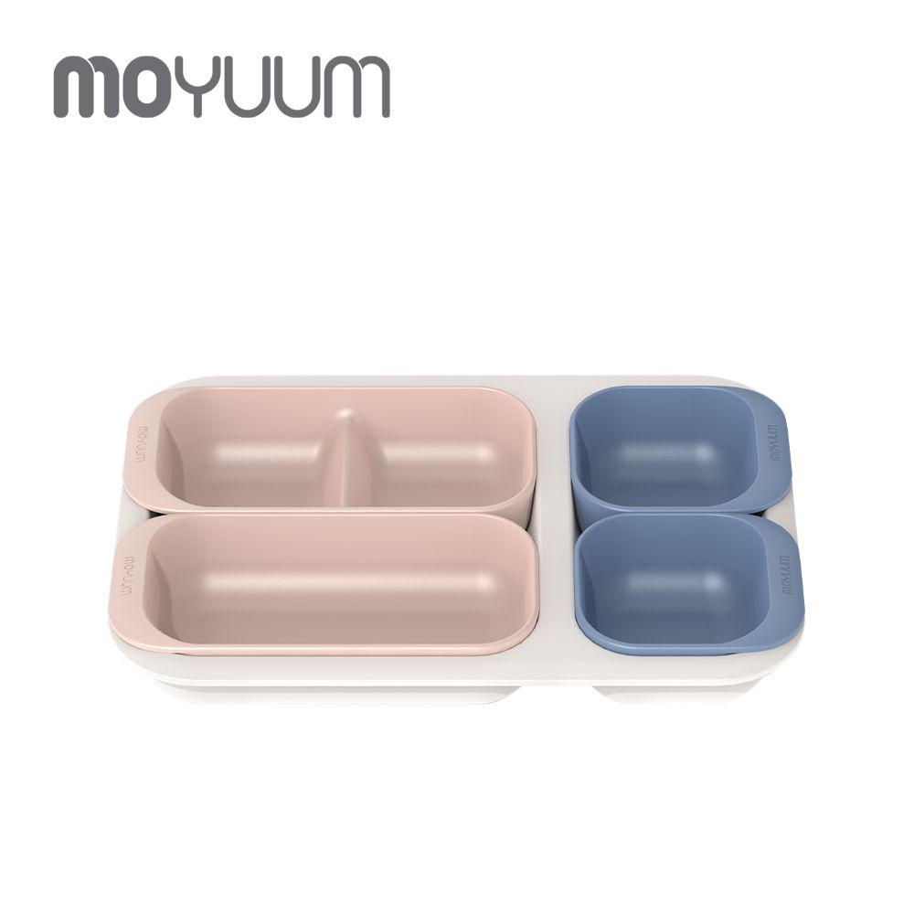 韓國 Moyuum - 組合式分隔餐盤-燕麥藍