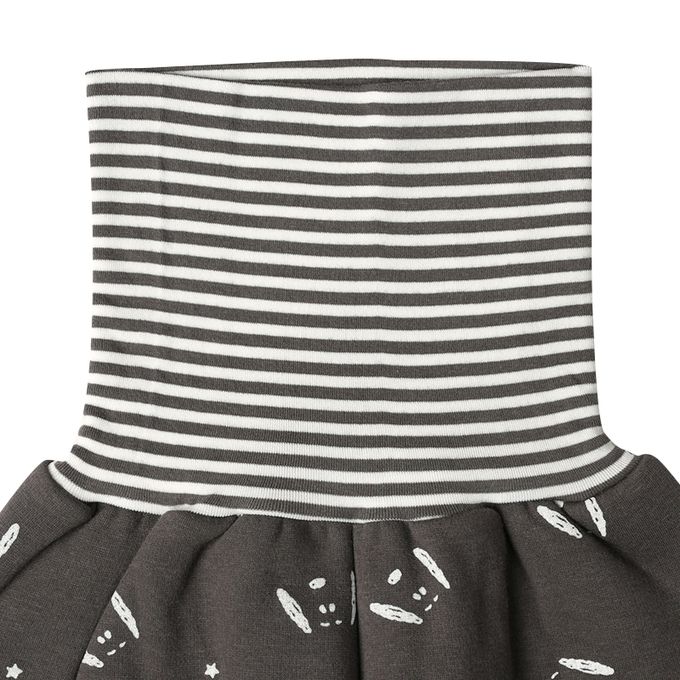 akachan honpo - 長袖家居服-史努比大臉-灰色