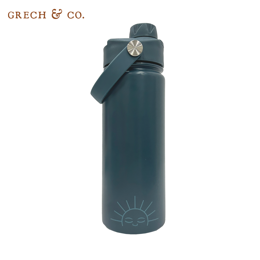 丹麥Grech&Co. - 不銹鋼直飲水壺-海霧藍 (540ml)