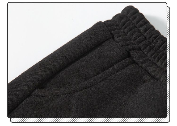 加絨腰鬆緊束口休閒長褲-灰色小恐龍-杏色